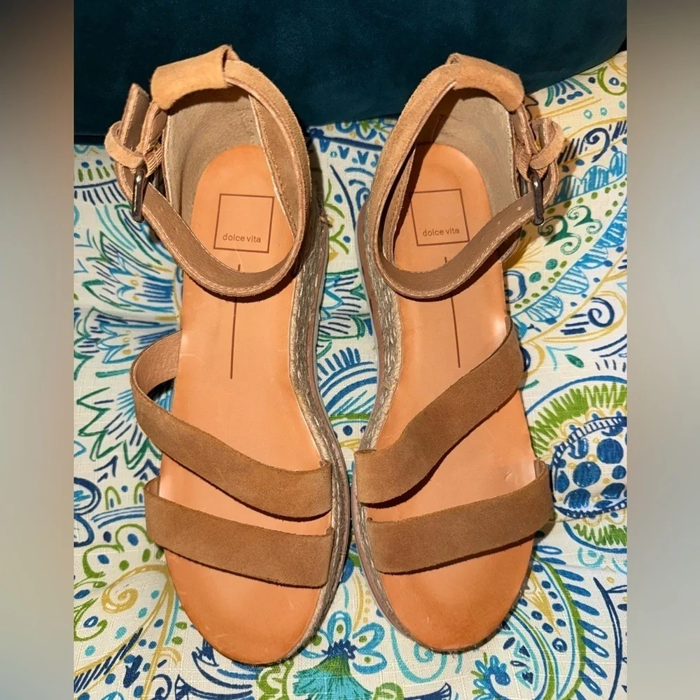 Dolce Vita Brown Strappy Sandals